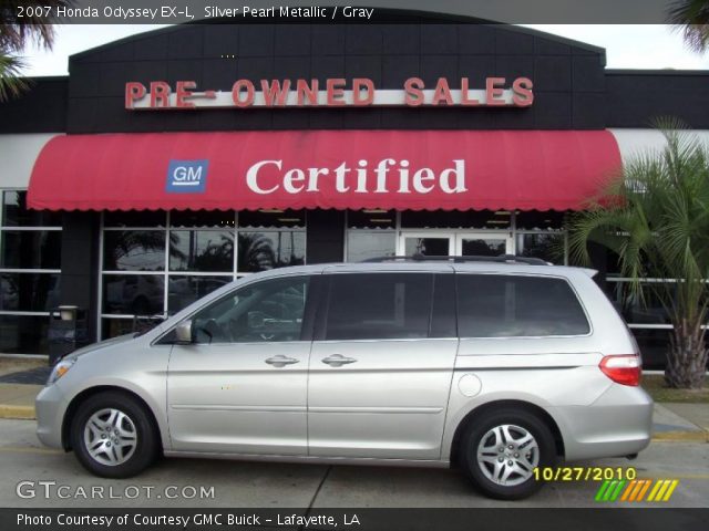 2007 Honda Odyssey EX-L in Silver Pearl Metallic