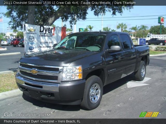 2011 Chevrolet Silverado 1500 LS Crew Cab 4x4 in Taupe Gray Metallic