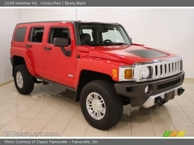 2008 Hummer H3  in Victory Red
