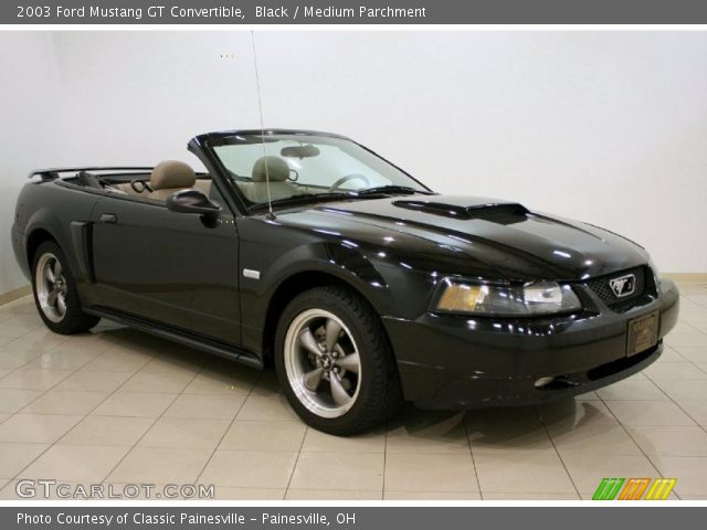 2003 Ford Mustang GT Convertible in Black