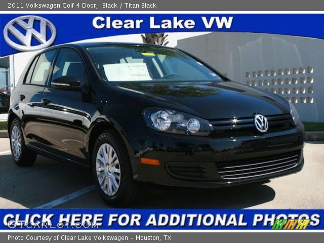 2011 Volkswagen Golf 4 Door in Black