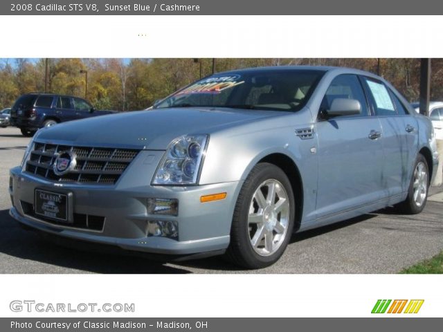 2008 Cadillac STS V8 in Sunset Blue