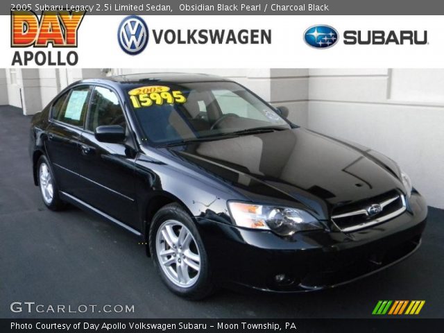 2005 Subaru Legacy 2.5i Limited Sedan in Obsidian Black Pearl