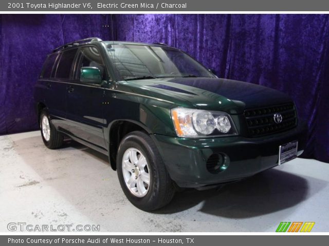 2001 Toyota Highlander V6 in Electric Green Mica