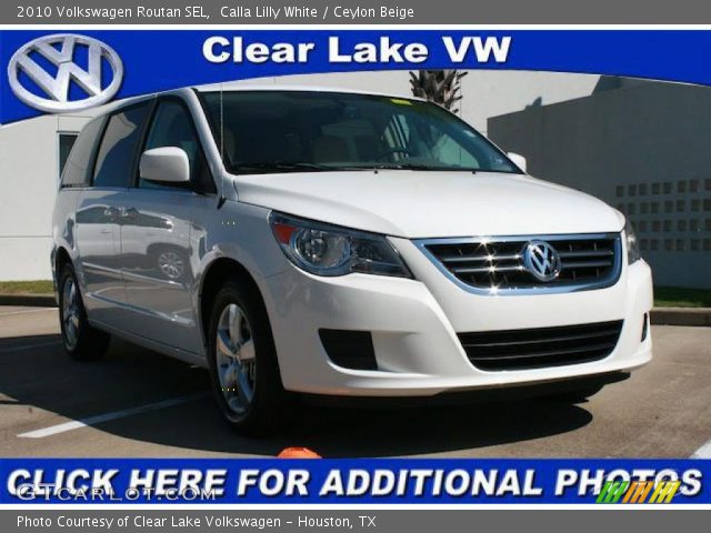 2010 Volkswagen Routan SEL in Calla Lilly White