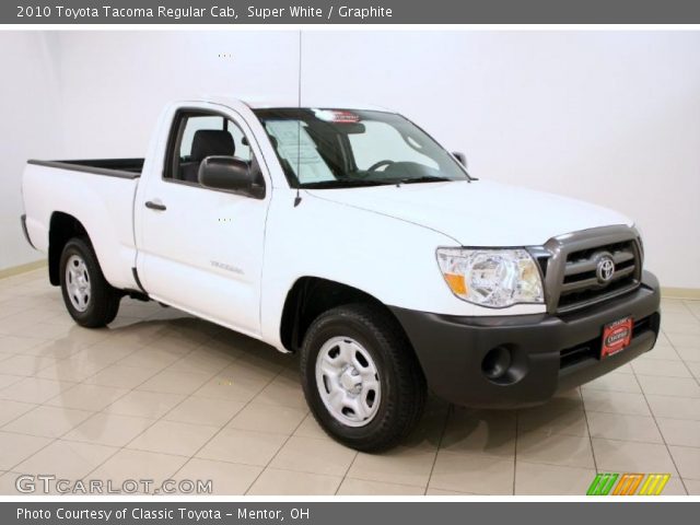 2010 Toyota Tacoma Regular Cab in Super White