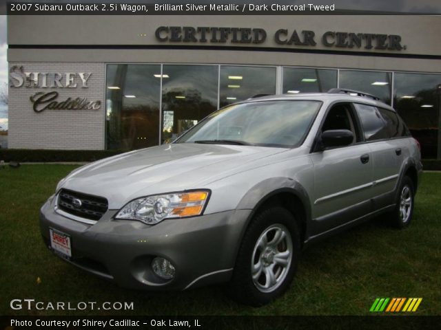 2007 Subaru Outback 2.5i Wagon in Brilliant Silver Metallic
