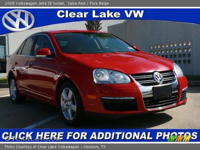 2008 Volkswagen Jetta SE Sedan in Salsa Red