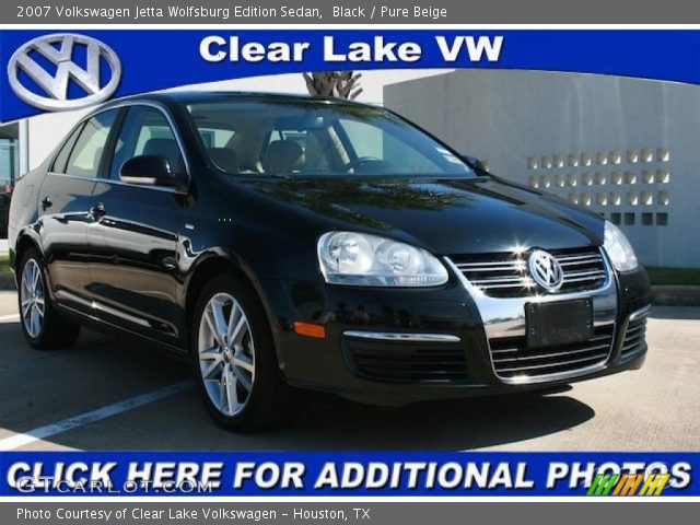 2007 Volkswagen Jetta Wolfsburg Edition Sedan in Black