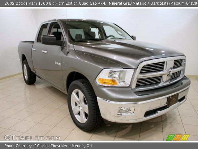 2009 Dodge Ram 1500 Big Horn Edition Quad Cab 4x4 in Mineral Gray Metallic