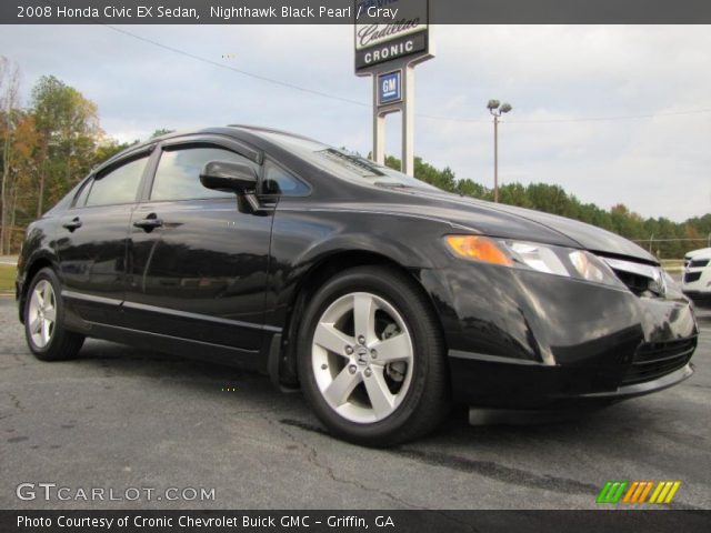 2008 Honda Civic EX Sedan in Nighthawk Black Pearl