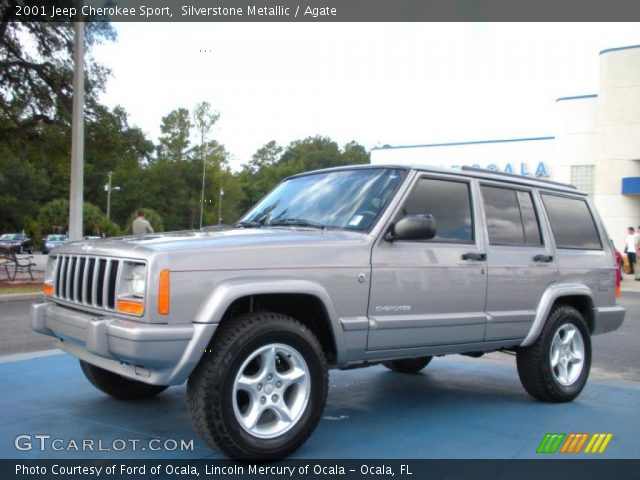2001 Jeep Cherokee Sport in Silverstone Metallic