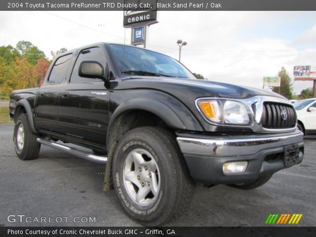 2004 Toyota Tacoma PreRunner TRD Double Cab in Black Sand Pearl