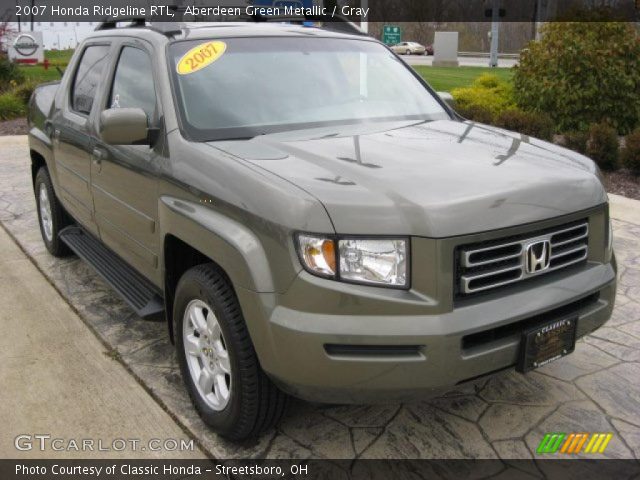 2007 Honda Ridgeline RTL in Aberdeen Green Metallic