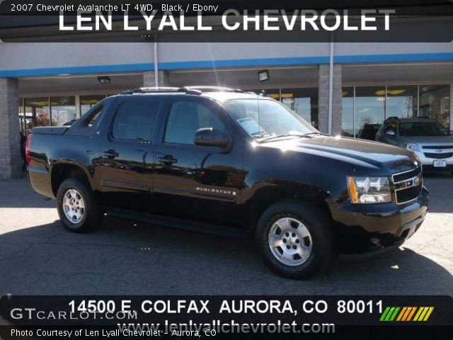 2007 Chevrolet Avalanche LT 4WD in Black