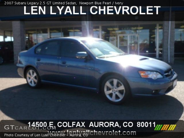 2007 Subaru Legacy 2.5 GT Limited Sedan in Newport Blue Pearl