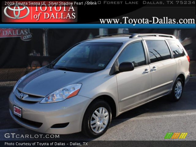 2009 Toyota Sienna LE in Silver Shadow Pearl