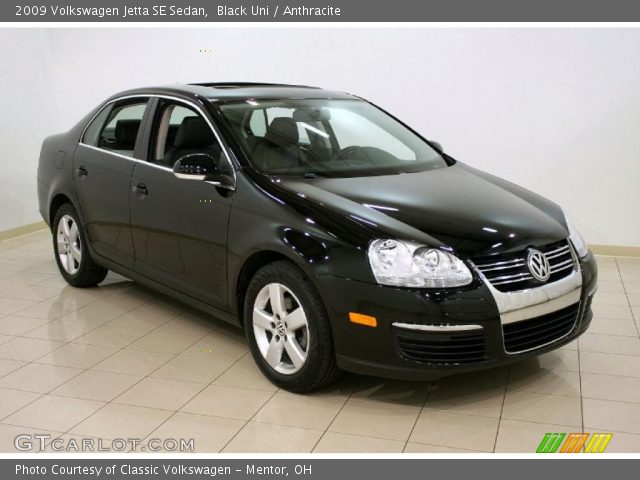 2009 Volkswagen Jetta SE Sedan in Black Uni