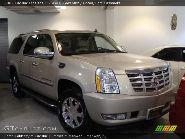 2007 Cadillac Escalade ESV AWD in Gold Mist