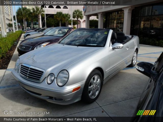2002 Mercedes-Benz CLK 320 Cabriolet in Brilliant Silver Metallic