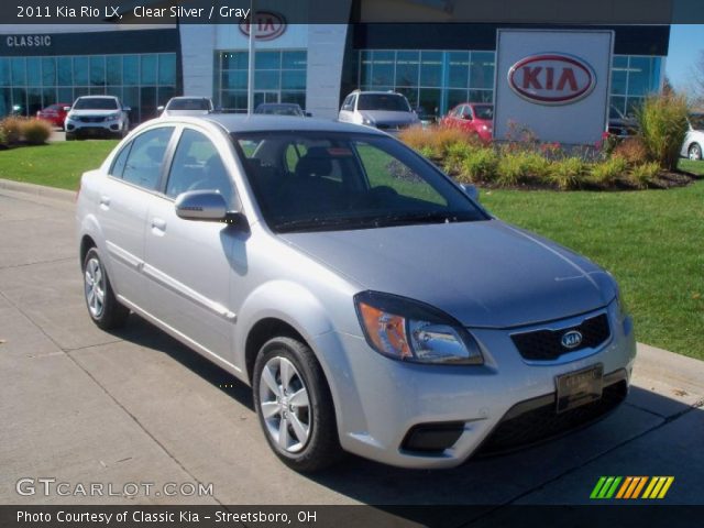 2011 Kia Rio LX in Clear Silver