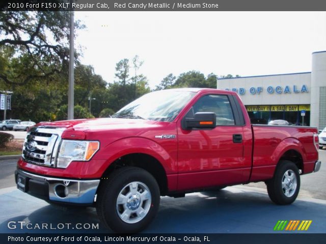 2010 Ford F150 XLT Regular Cab in Red Candy Metallic