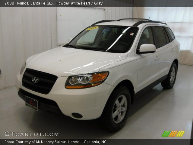 2008 Hyundai Santa Fe GLS in Powder White Pearl