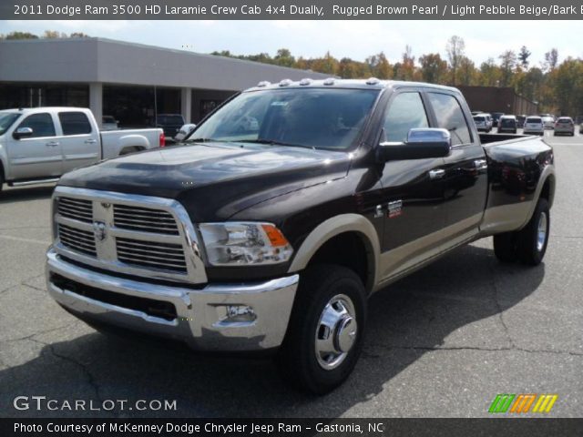 2011 Dodge Ram 3500 HD Laramie Crew Cab 4x4 Dually in Rugged Brown Pearl