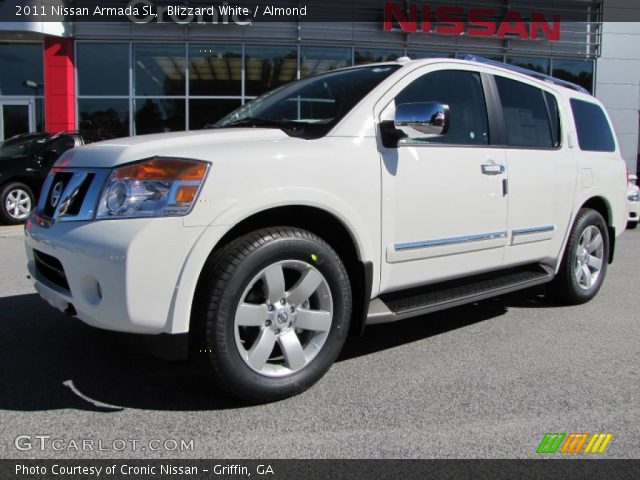 2011 Nissan Armada SL in Blizzard White