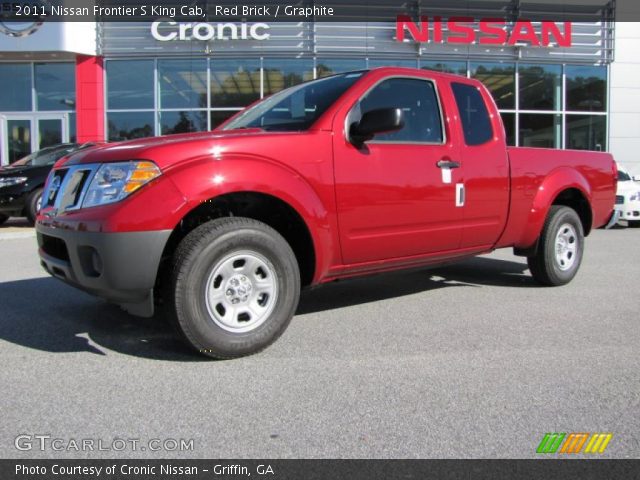 2011 Nissan Frontier S King Cab in Red Brick