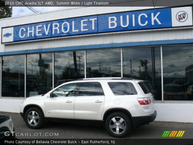 2010 GMC Acadia SLT AWD in Summit White