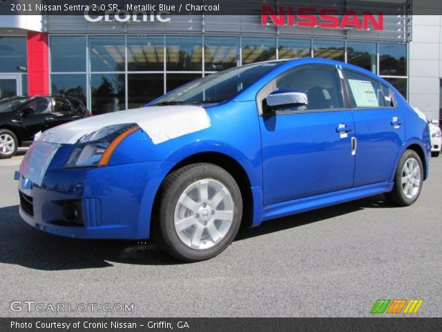 2011 Nissan Sentra 2.0 SR in Metallic Blue