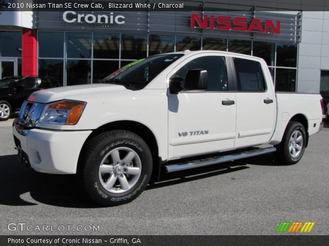 2010 Nissan Titan SE Crew Cab in Blizzard White