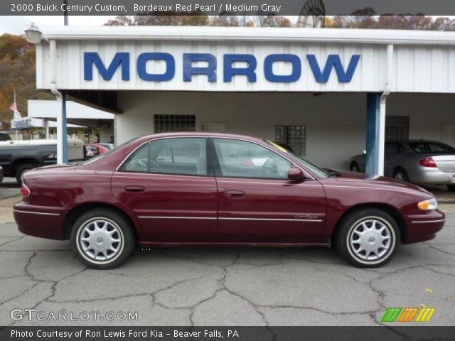 2000 Buick Century Custom in Bordeaux Red Pearl