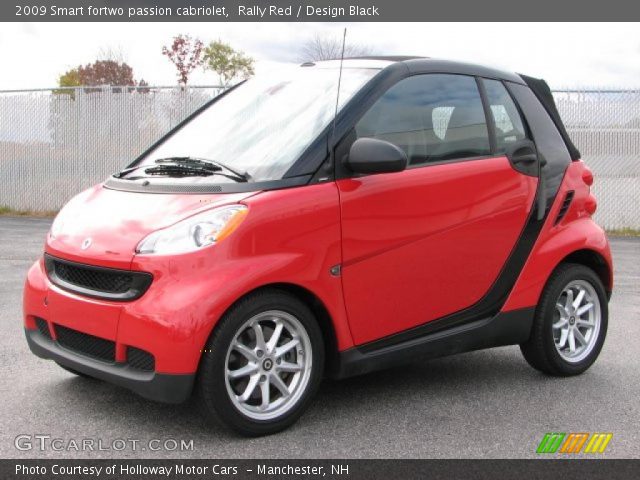 2009 Smart fortwo passion cabriolet in Rally Red