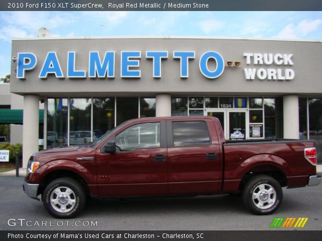 2010 Ford F150 XLT SuperCrew in Royal Red Metallic