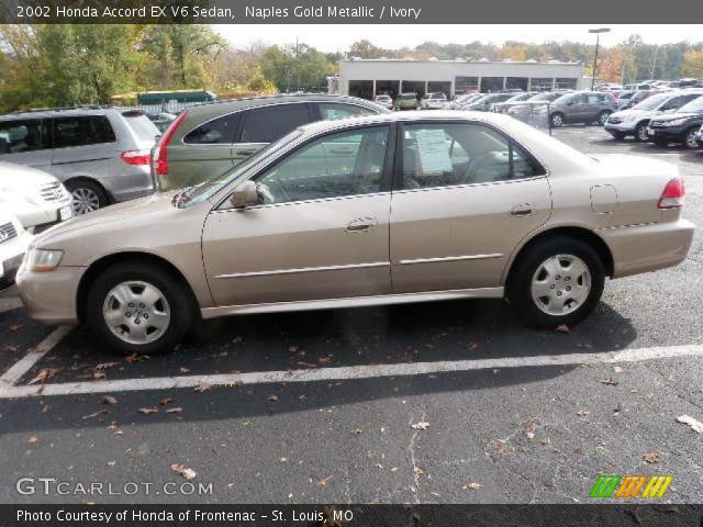 2002 Honda Accord EX V6 Sedan in Naples Gold Metallic