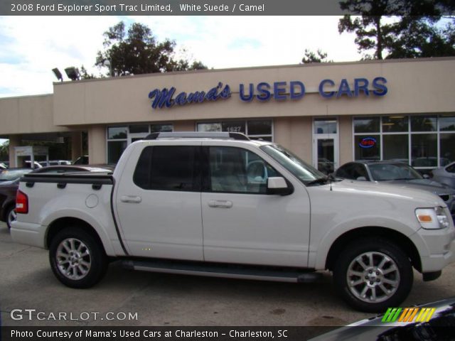2008 Ford Explorer Sport Trac Limited in White Suede