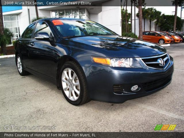 2008 Acura TSX Sedan in Carbon Gray Pearl