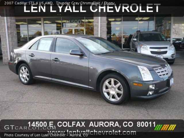 2007 Cadillac STS 4 V6 AWD in Thunder Gray ChromaFlair