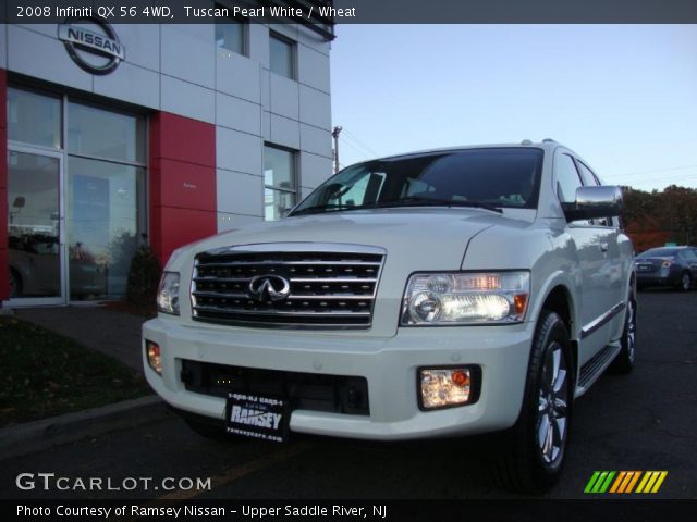 2008 Infiniti QX 56 4WD in Tuscan Pearl White