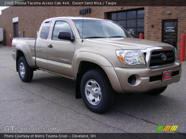 2006 Toyota Tacoma Access Cab 4x4 in Desert Sand Mica
