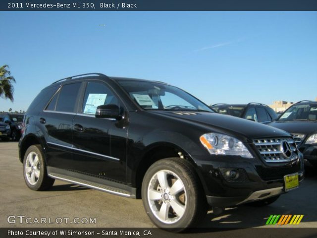 2011 Mercedes-Benz ML 350 in Black