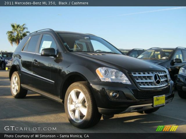 2011 Mercedes-Benz ML 350 in Black