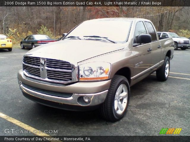 2006 Dodge Ram 1500 Big Horn Edition Quad Cab 4x4 in Light Khaki Metallic