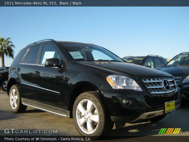 2011 Mercedes-Benz ML 350 in Black