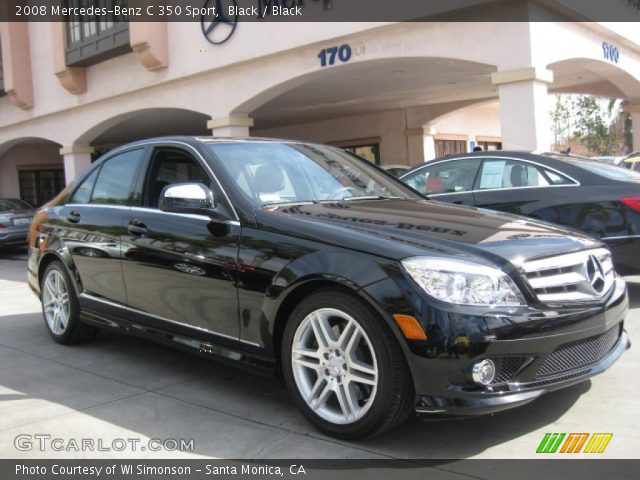 2008 Mercedes-Benz C 350 Sport in Black