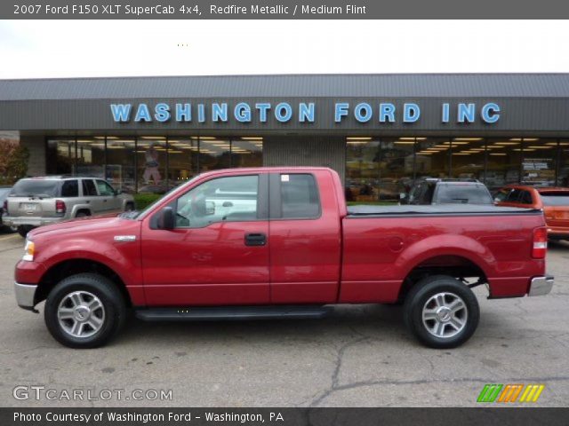 2007 Ford F150 XLT SuperCab 4x4 in Redfire Metallic