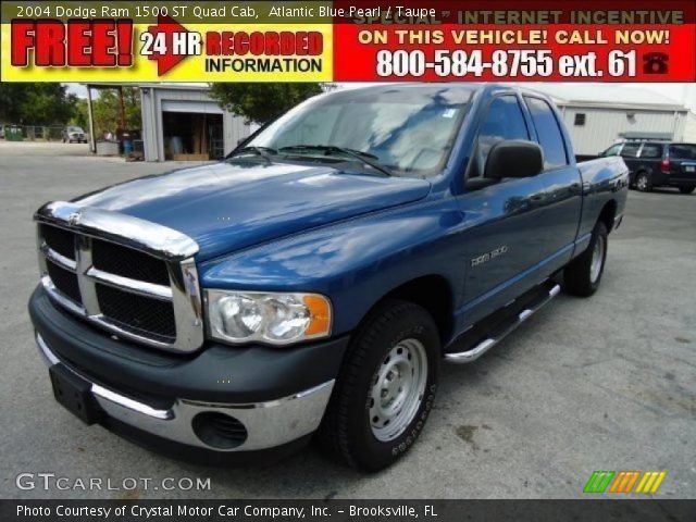 2004 Dodge Ram 1500 ST Quad Cab in Atlantic Blue Pearl