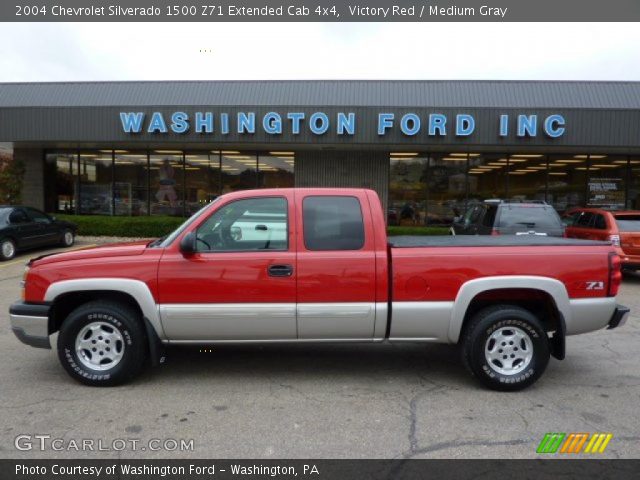 2004 Chevrolet Silverado 1500 Z71 Extended Cab 4x4 in Victory Red
